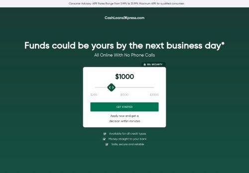 cashloansexpress.com Reviews & Scam