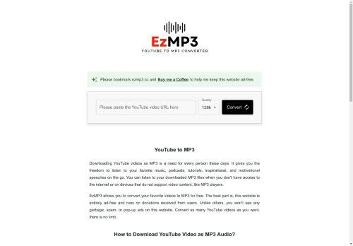 ezmp3.cc Reviews & Scam