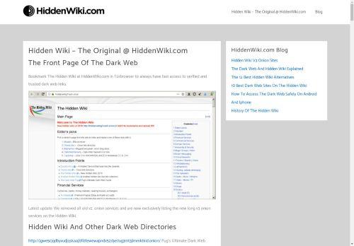 hiddenwiki.com Reviews & Scam