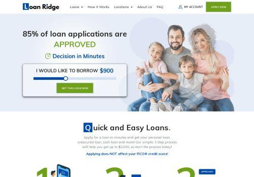loanridge.com Reviews & Scam