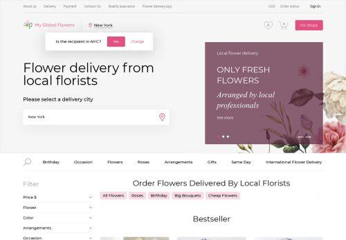 myglobalflowers.com Reviews & Scam