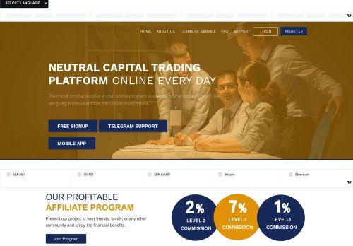 neutralcapitallimited.live Reviews & Scam