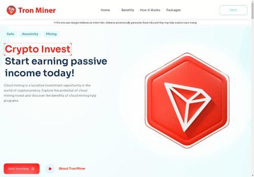 tronxminer.pro Reviews & Scam