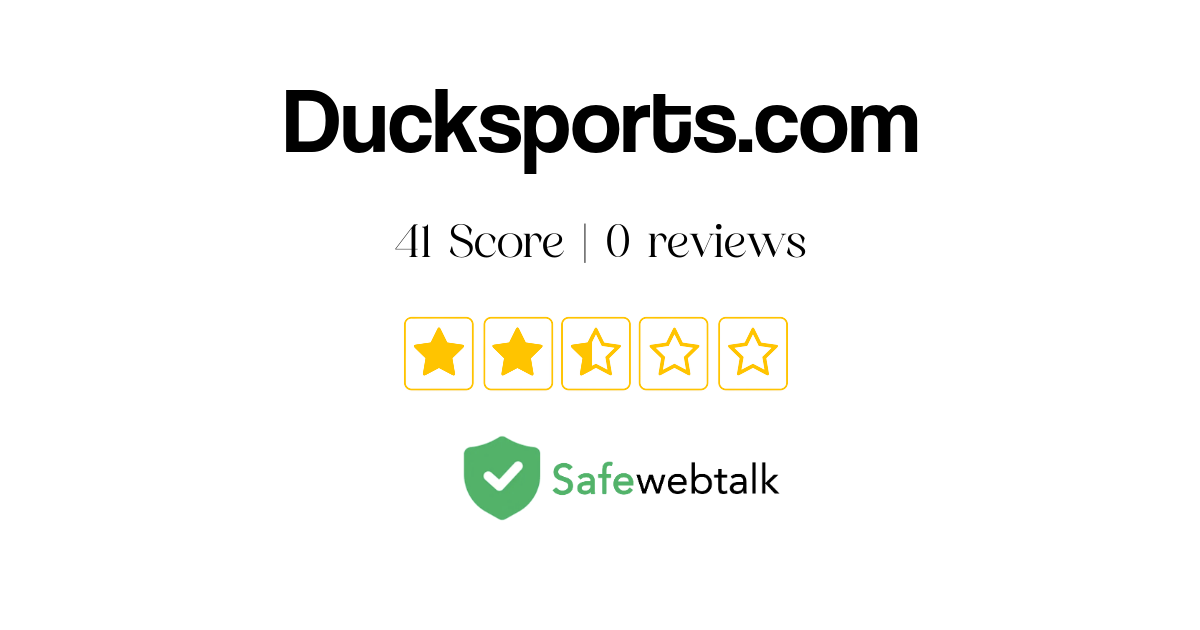 Ducksports.com Review: Legit or Scam [Medium Secure Website]