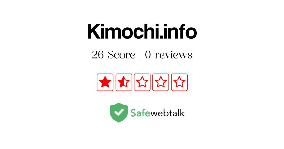 Kimochi.info Review: Legit or Scam [Medium Secure Website]