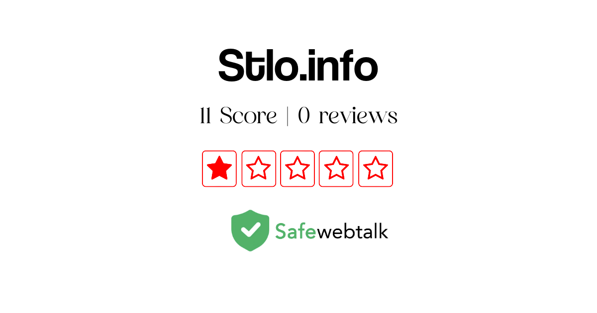 Stlo.info Review: Legit or Scam [Suspicious Website]