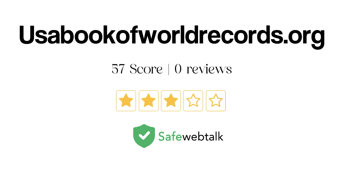 Usabookofworldrecords.org Review: Legit or Scam [Secure Website]